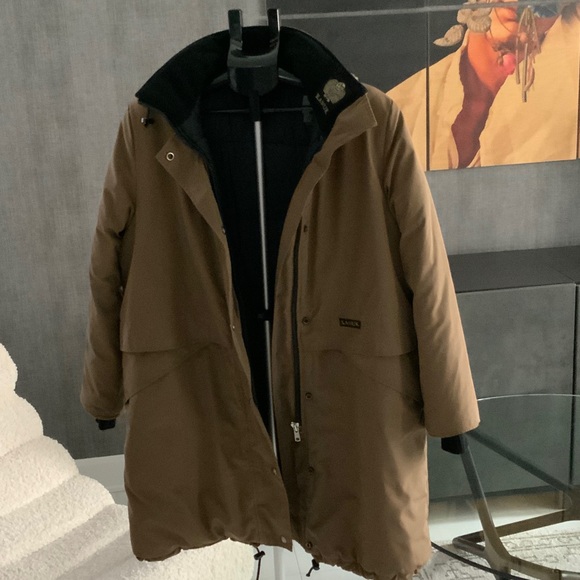 SOLD - Brown Hooded Women's Coat - Picture 5 of 12